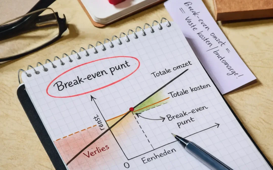 Break-even omzet: hoeveel moet je verkopen om quitte te spelen?